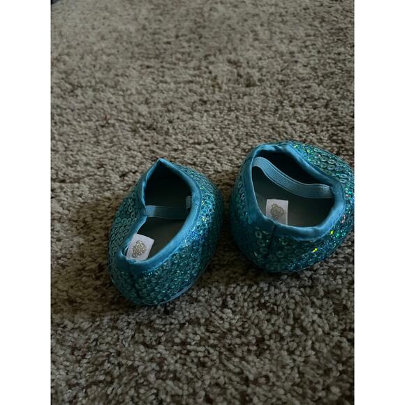 Build a Bear blue sequined sparkly shoes - Picture 3 of 3